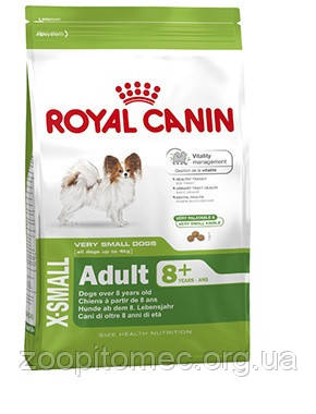 Корм для собак Royal Canin (Роял Канін) X-SMALL ADULT 8+ мініатюрні породи старше 8 років, 1,5 кг