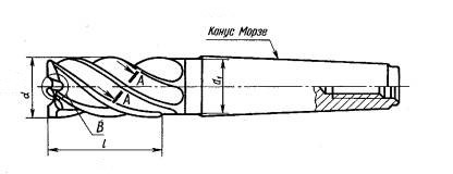 Фреза кінцева 18 3-х 132/32 Р6М5К5 КМ2