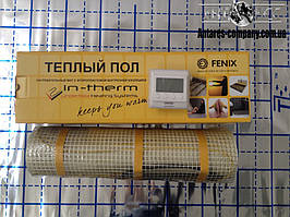 Надійний електричний мат для теплої підлоги , 2,2 м2 ( Комплект з цифровим регулятором)