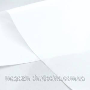 Зефірний фоаміран Білий, 50x50 см, 1 мм, Китай, фото 1