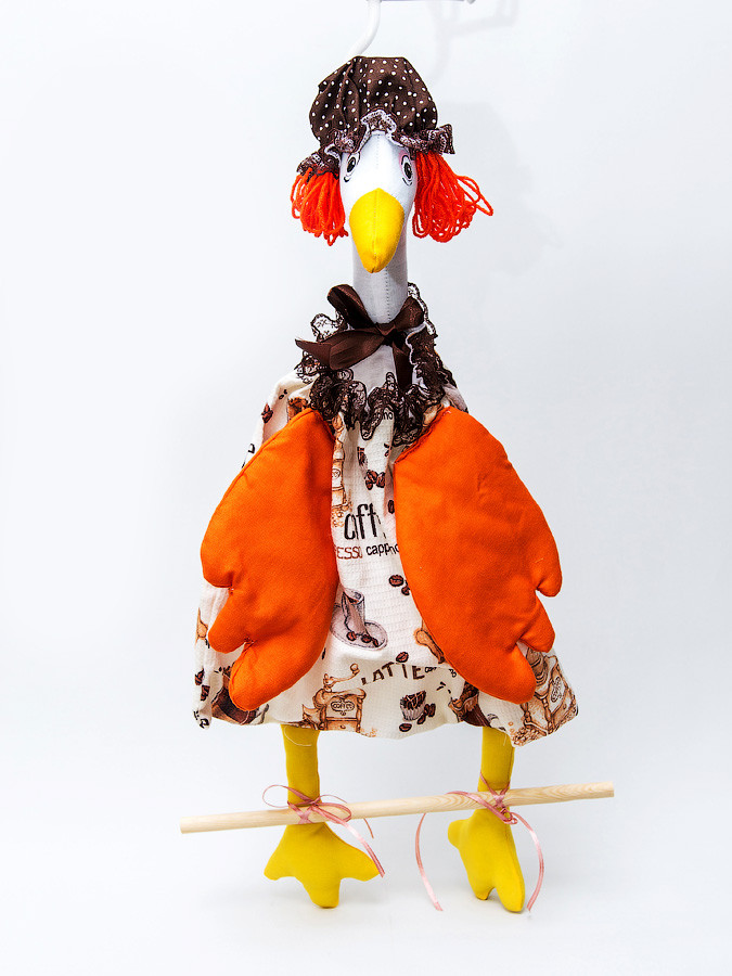 Пакетниця Гусак 2в1 і для пакетів і рушників., фото 1