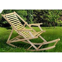 Шезлонг розкладний з гойдалкою серія Пікнік Мікс Меблі