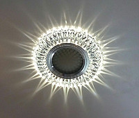 Декоративный встраиваемый светильник Feron 7314 3W MR16 с LED подсветкой (15 LED 2835SMD 4000K) - фото 2 - id-p684367246