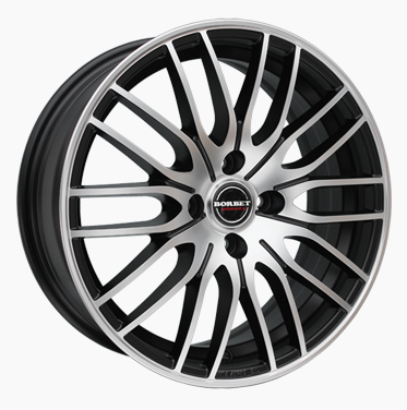 Диски Borbet CW4 колір Black Polished Matt