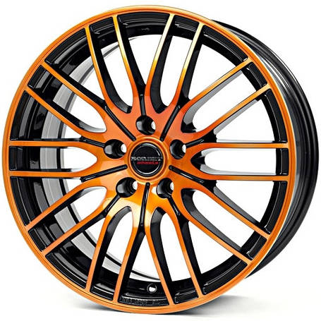 Диски Borbet CW4 колір Black Glossy Orange