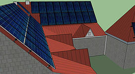 Макет расположения фотомодулей