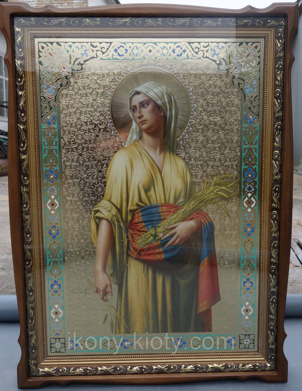 Кіот фігурний для ікони Святої Рут., фото 1