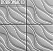Форма для гіпсових 3D панелей «Затишок» 500х500 мм (0,25 м²) - АБС-пластик, фото 4