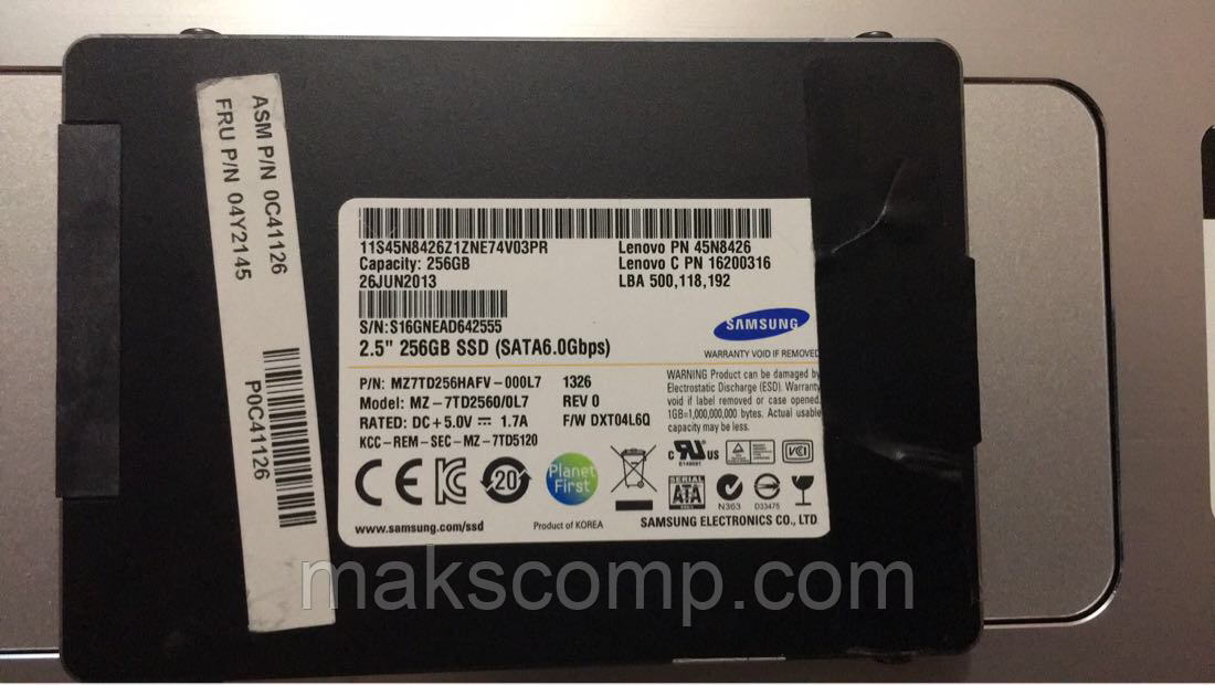 SSD Samsung 840 256Gb 2.5" SATAIII (MZ-7TD2560/0L), фото 1