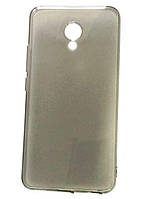 Прозорий силіконовий чохол-накладка для Meizu M5 Чорний