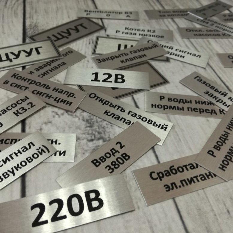 Бирки з алюмінію — шильди
