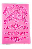 Молд силіконовий для декору Бароко 12,5 см 8,7 см