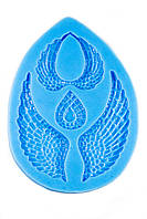 Молд силіконовий Крилья Ангела набір 10,5 см 7,5 см
