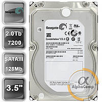 Жорсткий диск 3.5" 2 Tb Seagate ST2000NM0033 (128Mb/7200/SATAIII) БУ