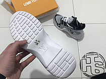 Жіночі кросівки Louis Vuitton LV Archlight Sneaker White/Black/Silver 1A43JP, фото 3