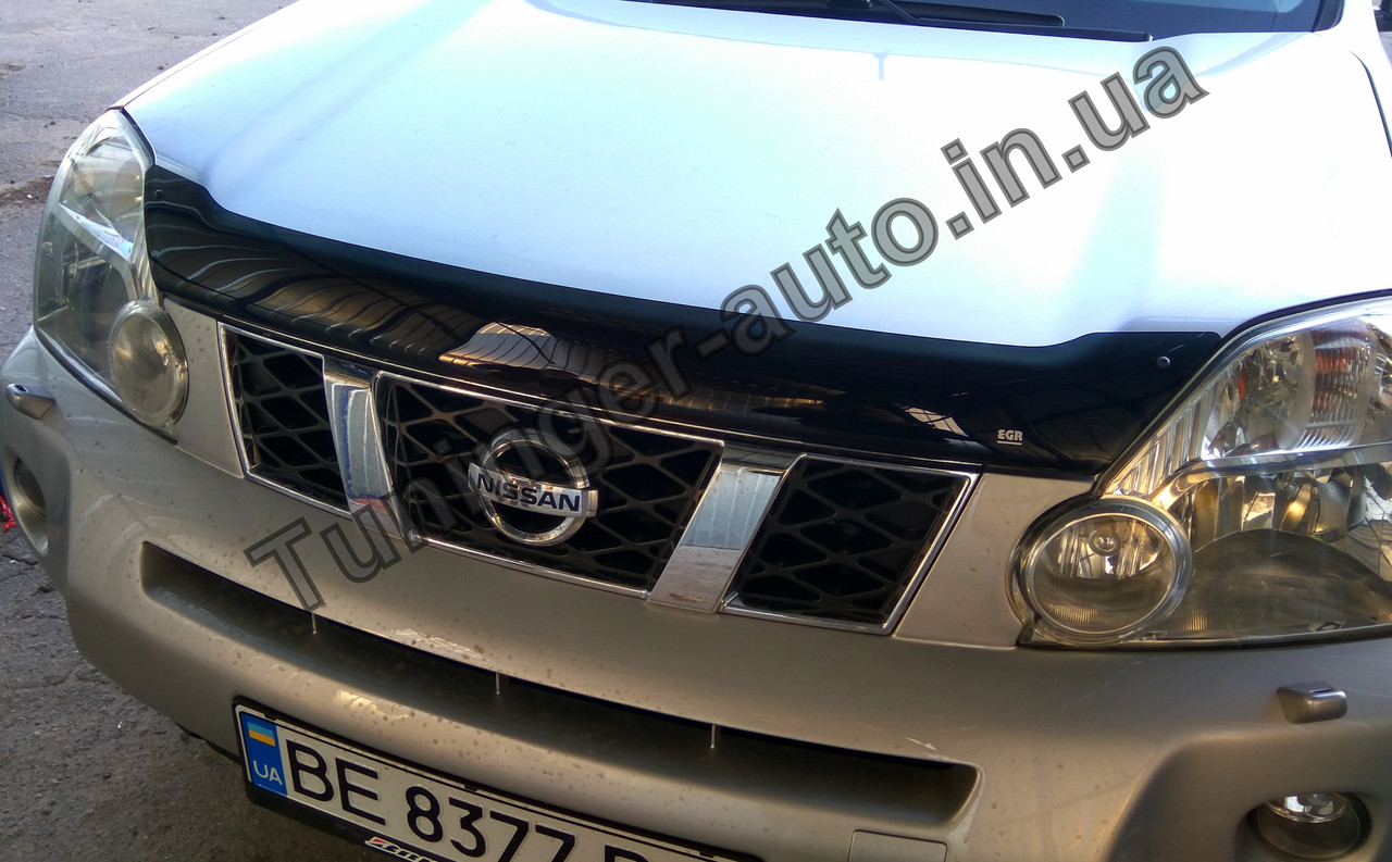 Мухобойка, дефлектор капота Nissan X-Trail 2007-2012 (EGR/Австралія)