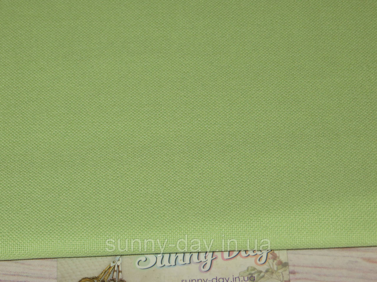 3984/6122, Murano Lugana, колір — Lime (лайм), 32ct