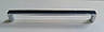 Ручка скоба модерн 5458-256-BL-СH основа глянсовий хром із чорною вставкою 256 мм, фото 2
