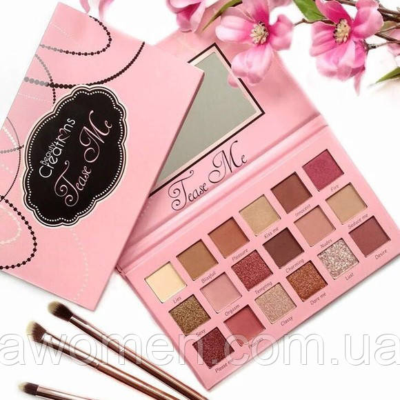 Тіні для очей Beauty Creations Tease Me (18 кольорів), фото 1