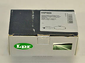 LPR 05P869 — Передні гальмівні колодки на Рено Трафік II, фото 2