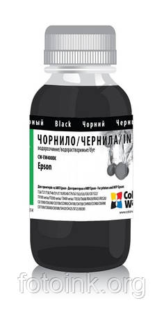 Чорнила ColorWay Epson T26, C91 Black EW400Bk (100 мл) для 4-х кольорових принтерів, фото 1