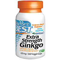 Extra Strength Ginkgo Doctor's Best, 360 капсул