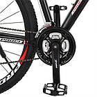 Велосипед спортивний 29" Profi SUPREME чорно-червоний, фото 5