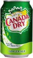 Напиток Dr Pepper Canada Dry Ginger Ale 0.33 л жб.