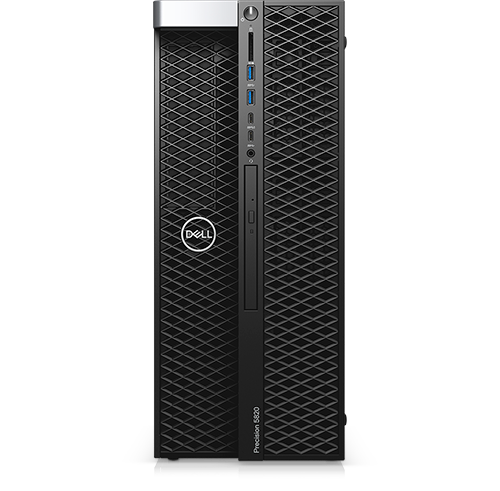 Dell Precision 5820 Tower Intel Xeon W-2104 3.2 GHz, 4C, 8.25 M Cache, No Turbo, No HT (120W) DDR4-2400, 8GB