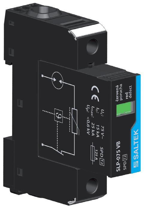 Обмежувач перенапруги УЗІП SALTEK SLP-075 VB/1 S