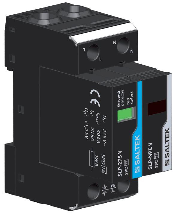 Обмежувач перенапруги УЗІП SALTEK SLP-275 V/1S+1