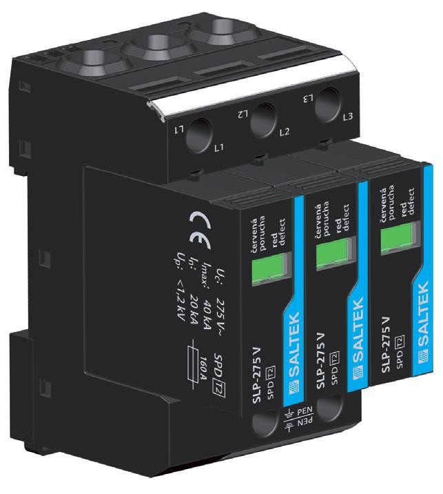Обмежувач перенапруги УЗІП SALTEK SLP-275 V/3 S