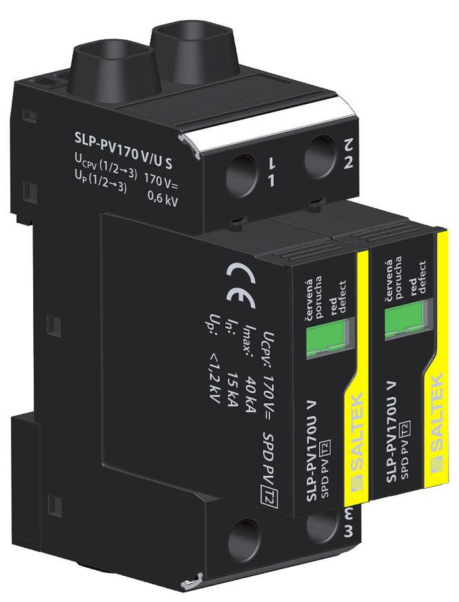Обмежувач перенапруги УЗІП SALTEK SLP-PV170 V/U S