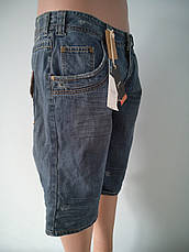 Бриджі чоловічі джинсові SLIM FIT, фото 2