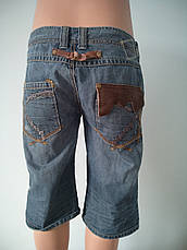 Бриджі чоловічі джинсові SLIM FIT, фото 3