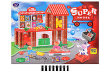Конструктор блочн. 92 дет. "Super house" 222- H10 р. 53*9*41.5см, шт