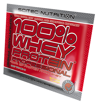 100% Whey Protein Professional Scitec Nutrition 30g, фото 1