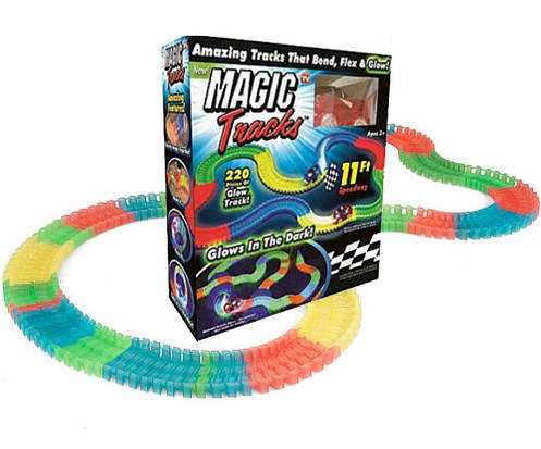 Гоночна траса конструктор MHZ FYD170205-B Magic Tracks, 220 деталей, фото 1