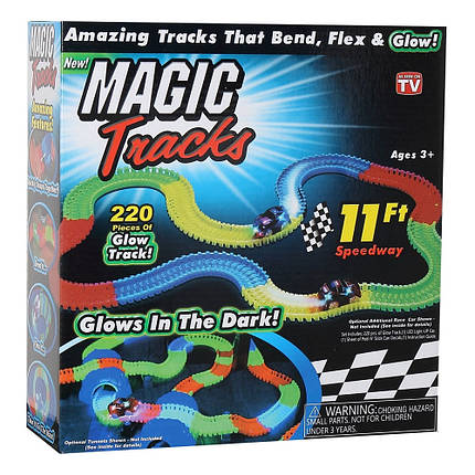 Гоночна траса конструктор MHZ FYD170205-B Magic Tracks, 220 деталей, фото 3