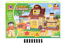 Конструктор блочний типу "Duplo"107 дет. 188-255 р.48*10*37см, шт