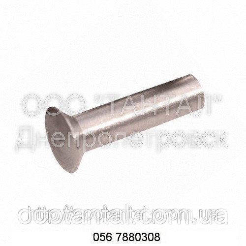 Заклепка алюмінієва з потайною головкою від Ø 3 до Ø10, ГОСТ 10300-80, DIN 302, DIN 661, ISO 1051