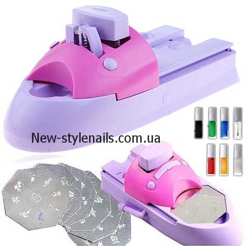 Новинка!Машинка для нанесення малюнків на нігті Diy Nail Magic
