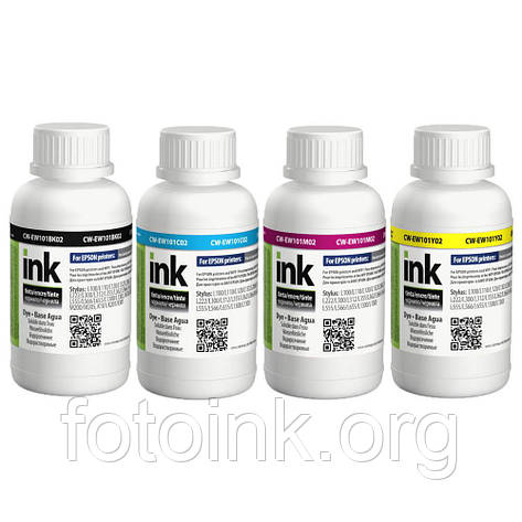 Комплект чорнила для Epson L ColorWay, 4 x 200 ml (CW-EW101SET02), фото 1
