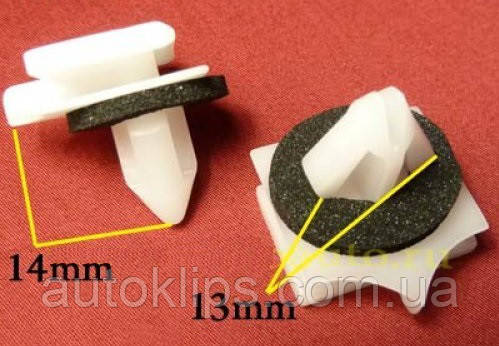 Кліпса кріплення порога, молдинга арки Ford Mondeo, Kuga, Ecspase, Fusion, / Chevrolet / Cadillac / Lincoln mkz, 11518357,, фото 1