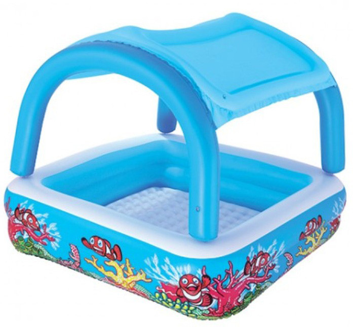 Дитячий надувний басейн Bestway 52192 з дахом, фото 1