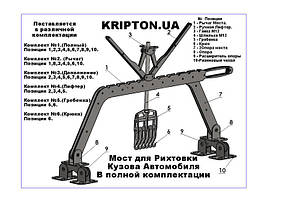 Міст для рихтування кузова Автомобіля споттером (Комплект №1)