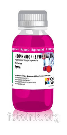 Чорнила ColorWay Epson TX650 Magenta EW650M (100 мл) для 6-и кольорових принтерів, фото 2