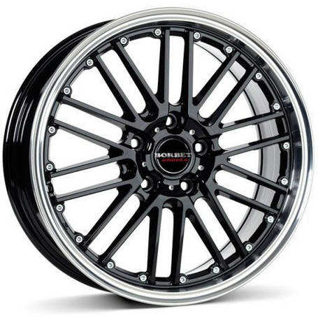 Диски Borbet CW2 колір Black Rim Polished
