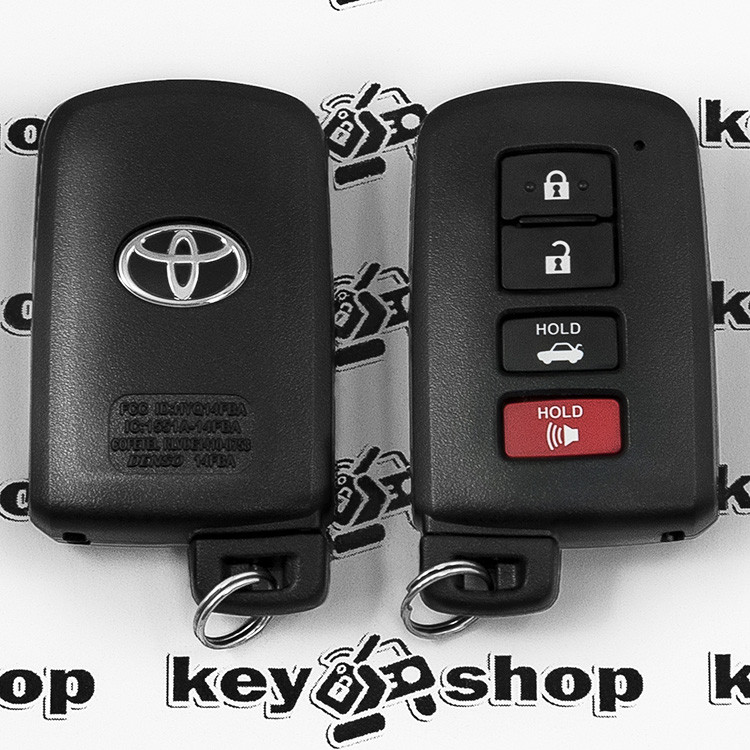 Оригинальный смарт ключ для Toyota Camry, Corolla (Тойота Камри, Королла) 3+1 кнопка с H-chip, 1P:88, 315MHz - фото 1 - id-p685065014