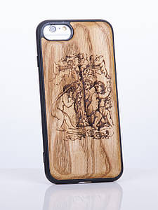 Дерев'яний чохол для iPhone 7 з візерунком Ігри